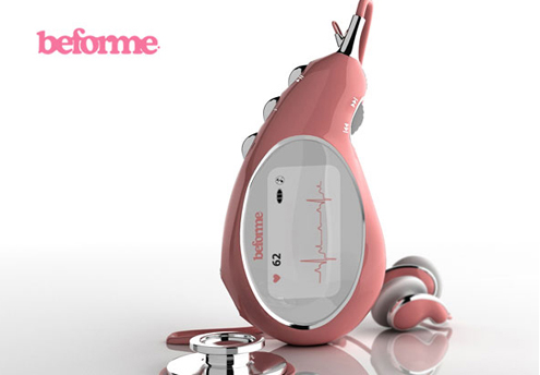 MP3 Beforme : pour écouter et lire les battements de
      cœur du fœtus