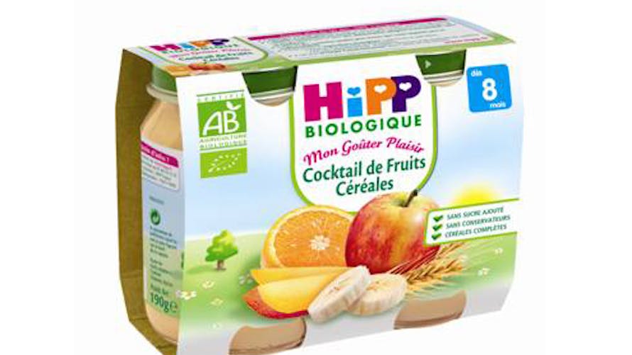 Cocktail de fruits & céréales de Hipp
        Biologique