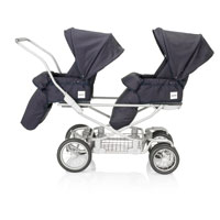 Landau poussette sales double inglesina