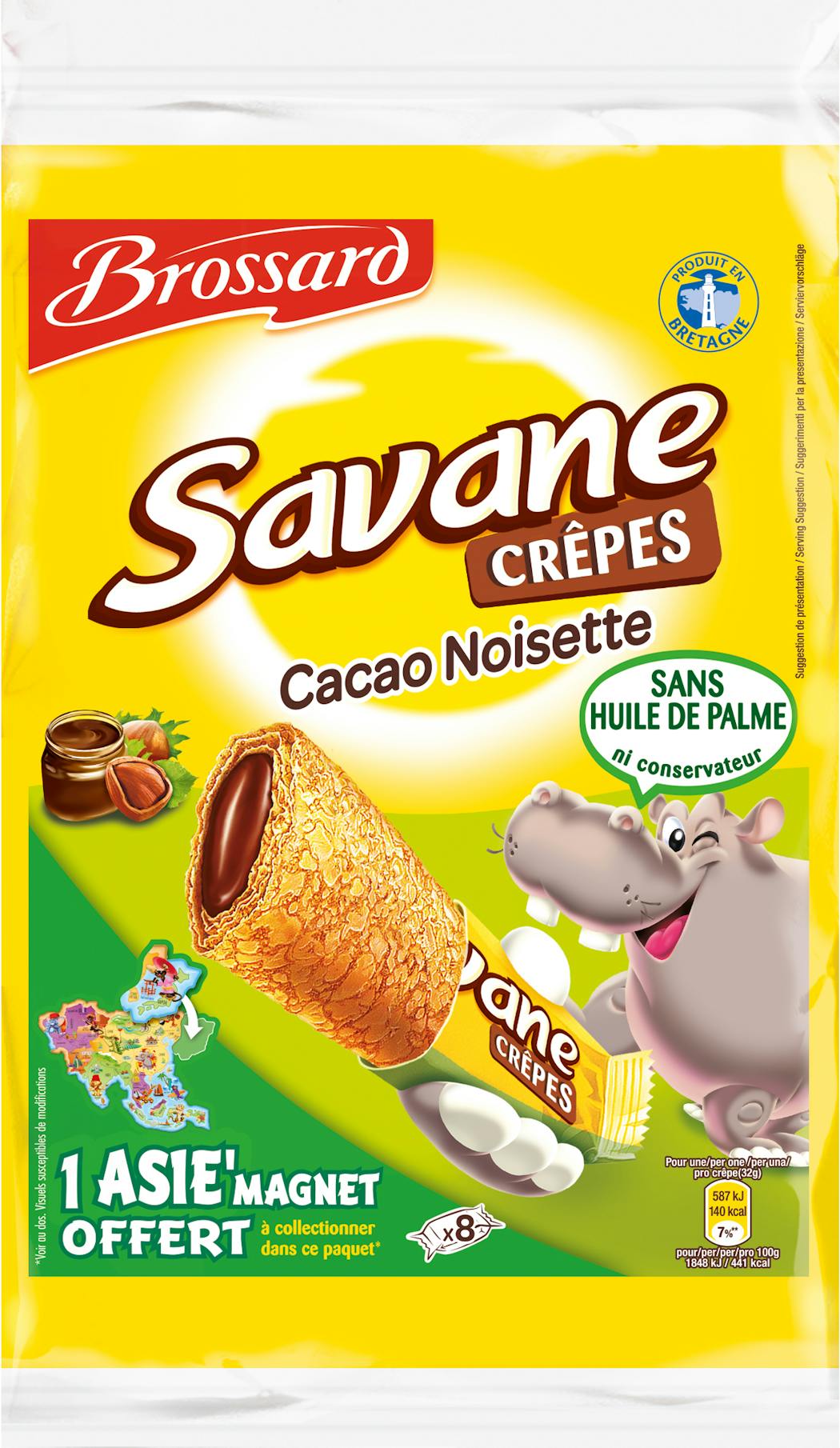 Savane Crêpes Cacao Noisette, Brossard