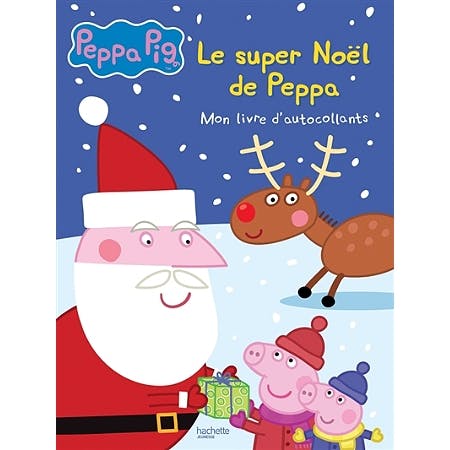 Le Super Noël de Peppa-Mon livre d’autocollants