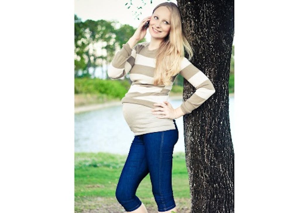 Bandeau Grossesse Maternité - texte ou photo personnalisés - femme enceinte