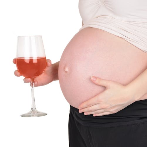 femme enceinte verre alcool