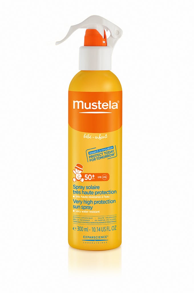 Spray solaire très haute protection Visage et corps -
      Bébés et enfants Mustela