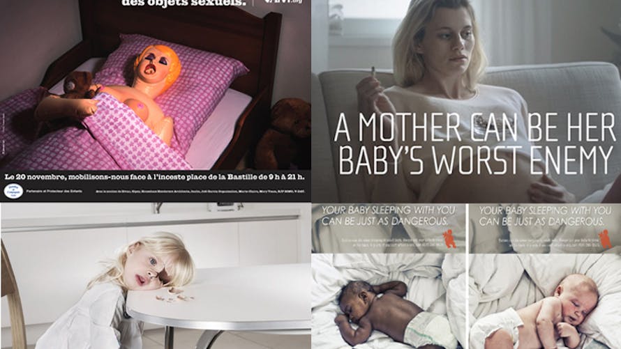 Les campagnes chocs sur la maternité et les
  enfants