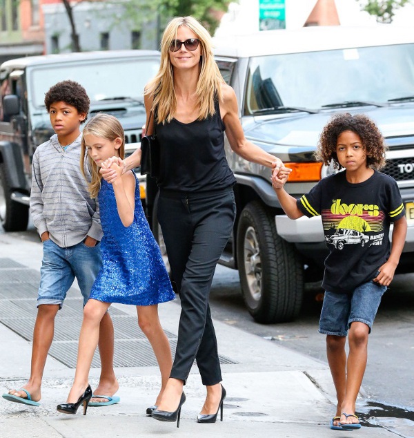 Heidi Klum sa fille de 11 ans en talons aiguilles Parents