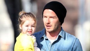 La petite Harper Beckham jugée trop grosse par un tabloïd
  allemand