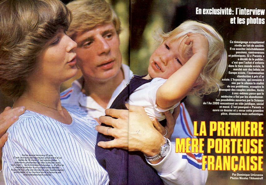 1984 : “la première mère porteuse française”