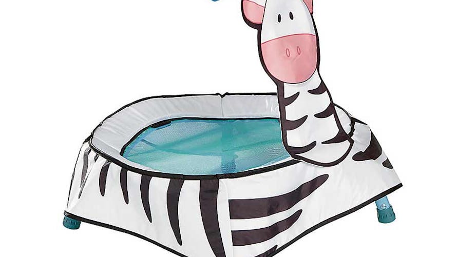 Trampoline Zebra