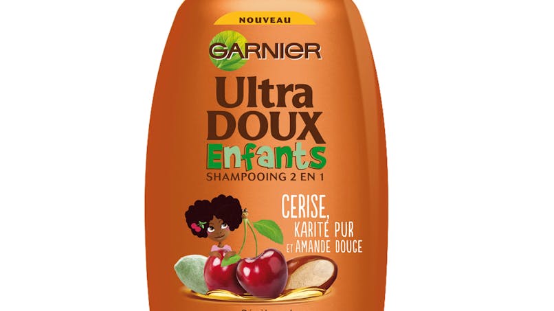 Catégorie Kids Cheveux (shampooing + démêlant) Grande
        distribution : Shampooing 2 en 1 cerise ultra doux enfants
        cheveux crépus Garnier