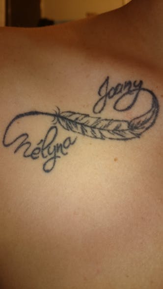 Le tatouage d'Audrey pour Joany et Mélyna