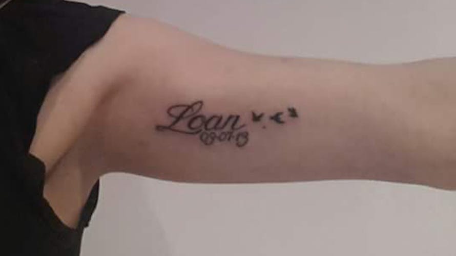 Le tatouage d'Aurore pour Loan