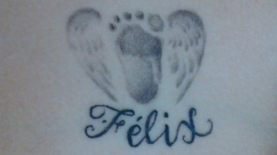 Le tatouage de Cynthia pour Félix