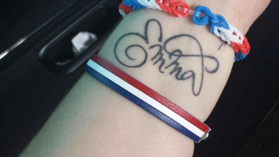 Le tatouage de Mélanie pour Emma