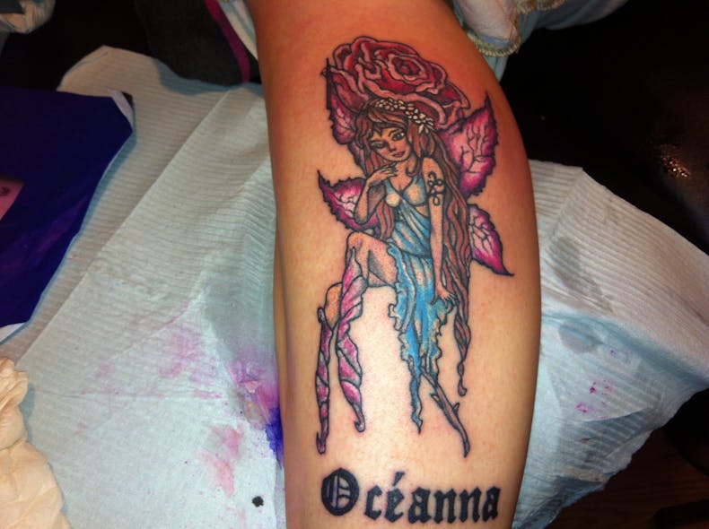 Le tatouage de Mélanie pour Océanna