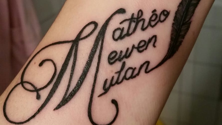 Le tatouage de Vanessa pour Mathéo, Mewen et
        Mulan