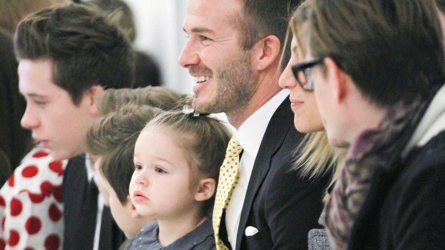 David Beckham et ses enfants