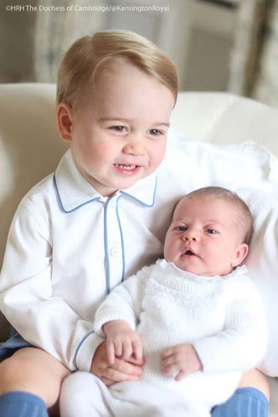 Le prince George et la princesse Charlotte