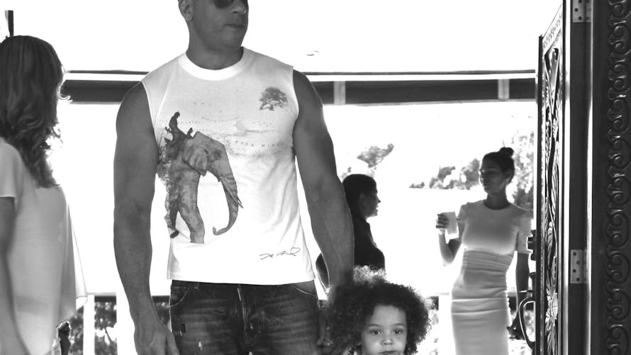 Vin Diesel et son fils Vincent