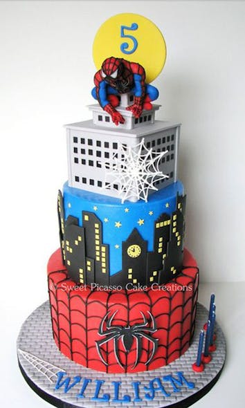 Gâteau Spider-Man