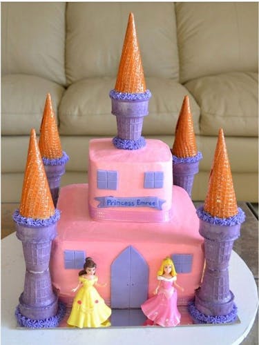 Gâteau château de princesse