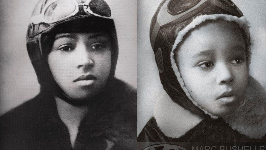Bessie Coleman, première Afro-Américaine à détenir une
        licence de pilote