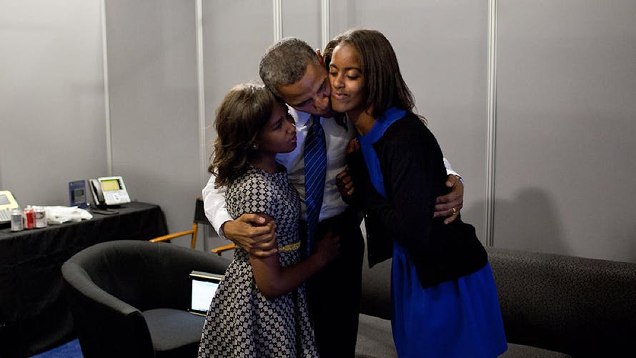 Barack Obama et ses filles