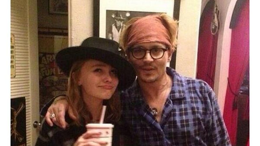 Lily-Rose Depp et son papa