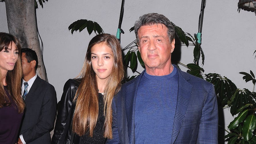 Sylvester Stallone et sa fille