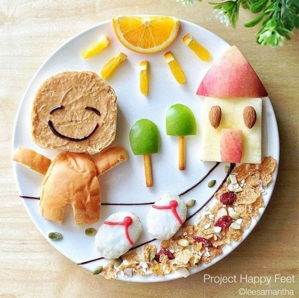 Des idées d'assiettes rigolotes pour enfants
