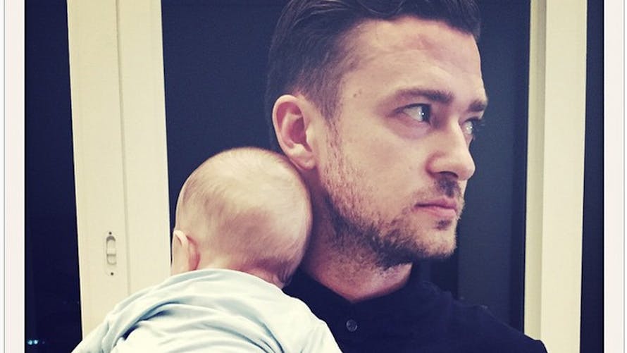 Justin Timberlake et son fils Silas