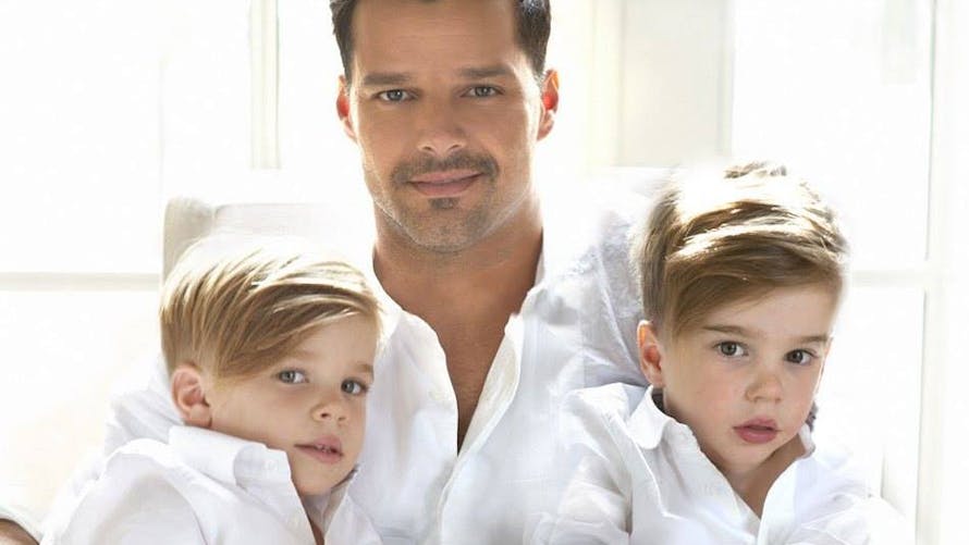 Ricky Martin et ses jumeaux