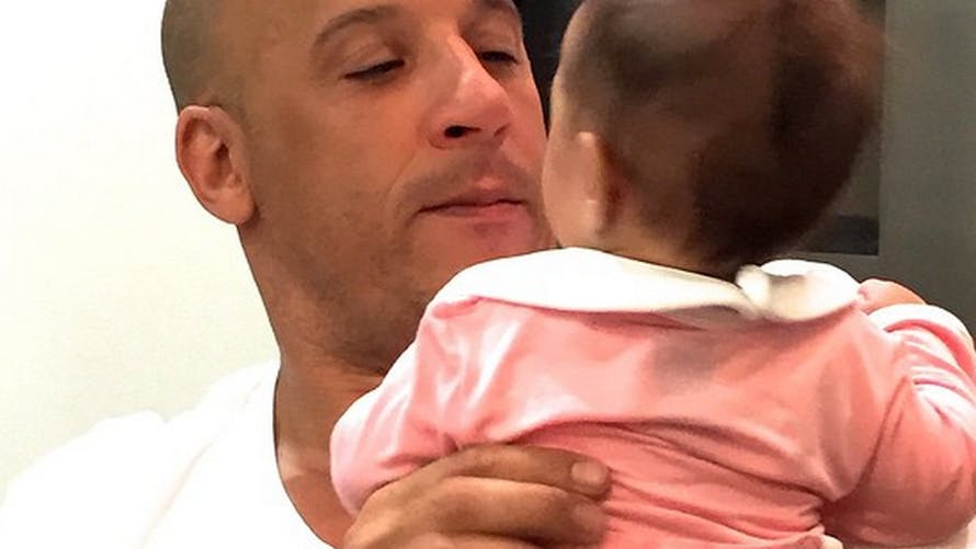 Vin Diesel et sa fille Pauline
