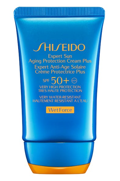Crème Protectrice Plus Wet Force pour le visage, SPF
        50+, Expert Sun, Shiseido