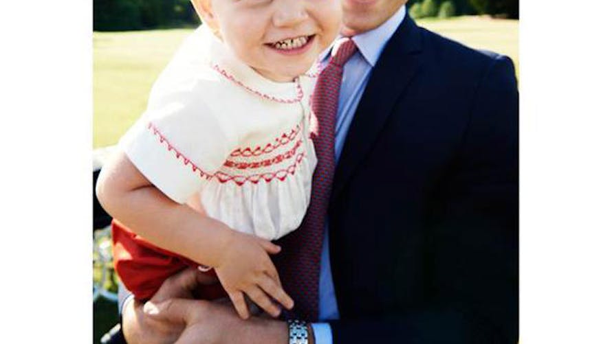 Le prince George et le prince William