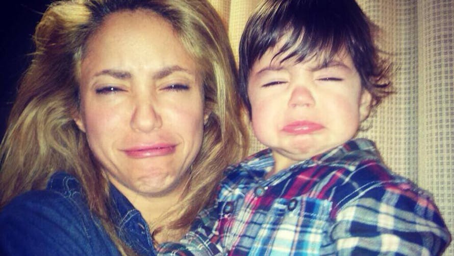 Shakira et son fils Milan