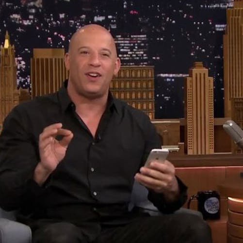 Vin Diesel : l’acteur fond complétement devant le texto
  que lui a envoyé sa fille