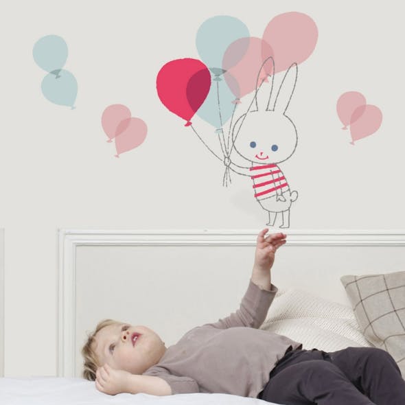 Sticker « Balloon Rabbit »