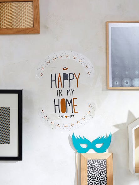 Sticker « Happy in my Home »