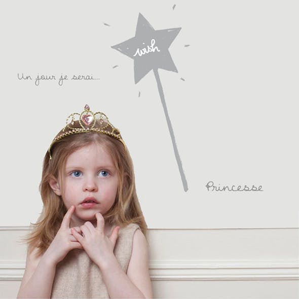 Sticker « Je serai une princesse »