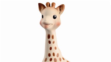 Sophie la girafe, aux petits soins pour maman et bébé !