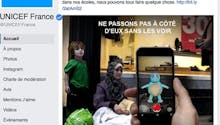 Pokemon Go : Unicef France poste une photo pour
  sensibiliser