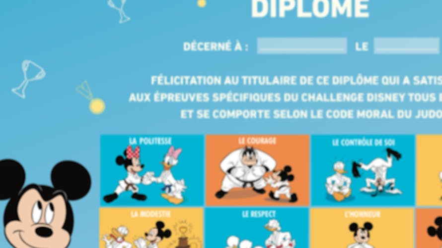 Walt Disney Company France et la Fédération française de
  judo encouragent les enfants à faire du sport