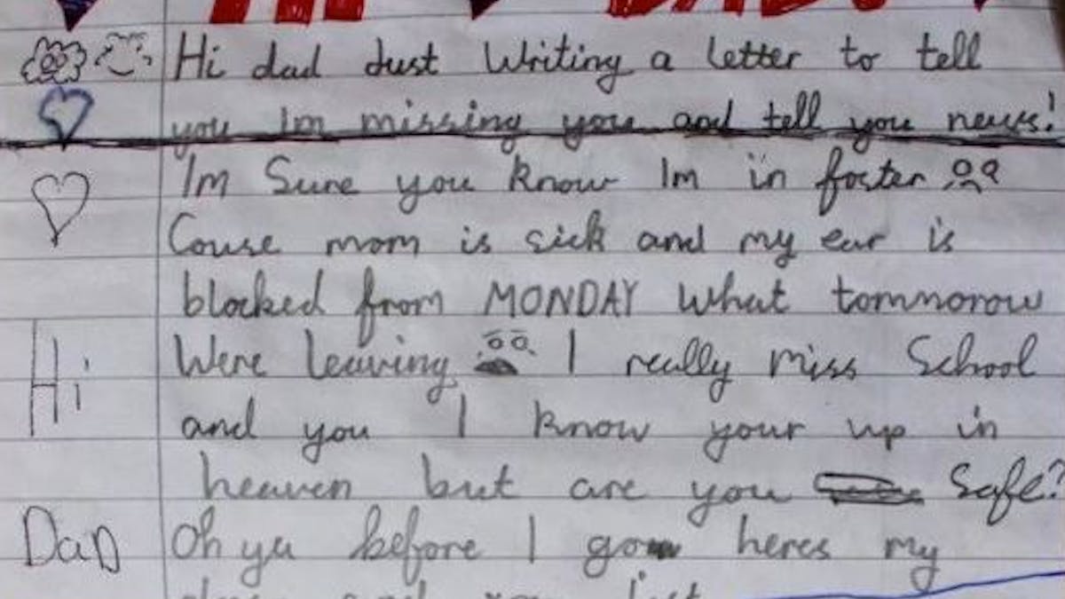 La Lettre D Un Petit Garcon Envoyee A Son Papa Disparu Parents Fr La Lettre D Un Petit Garcon Envoyee A Son Papa Disparu Parents Fr