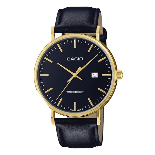 montre or et noir marque Casio