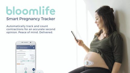 Bloomlife, l’objet connecté qui mesure les contractions  des femmes enceintes 