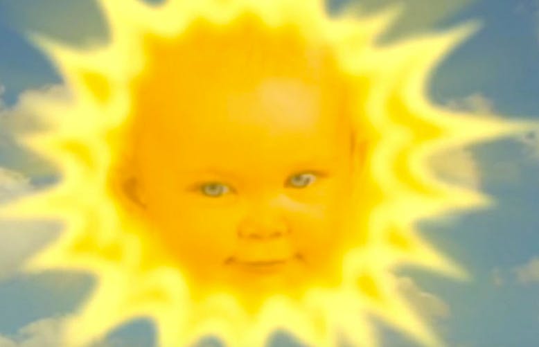 Que devient le bébé soleil des Télétubbies ?