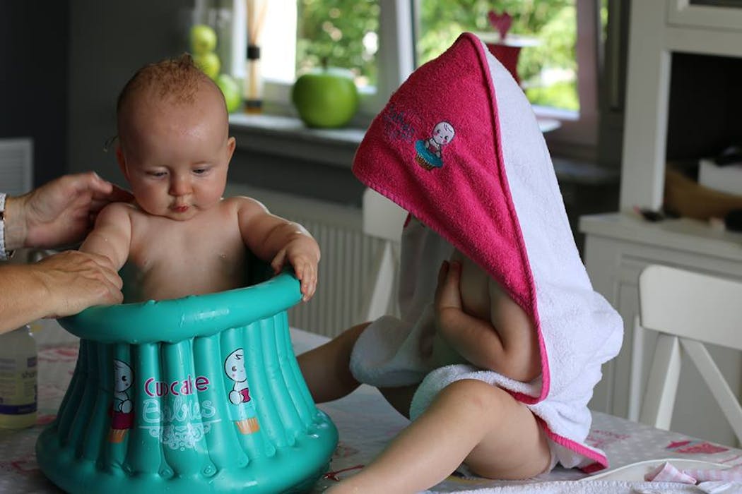 Baignoire bébé gonflable de voyage Cupcake Babies