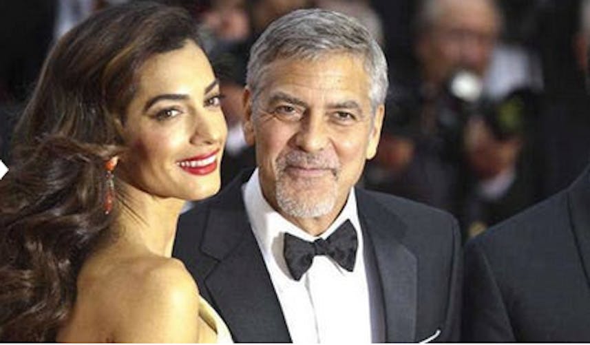 Amal et Goerge Clooney