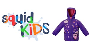SquidKids, des vêtements et accessoires pour enfants qui changent de couleur sous la pluie !